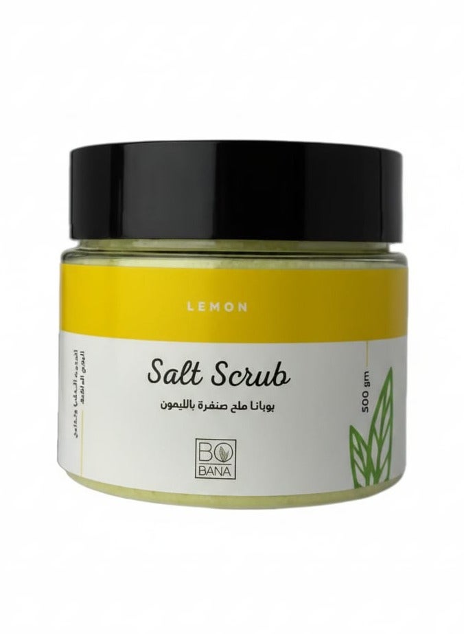 Bobana Lemon Salt Scrub 500 GM - Image 1